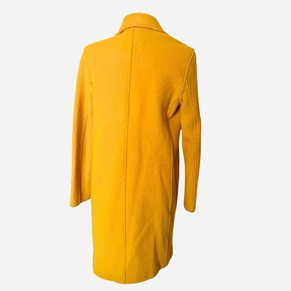 J.Crew Daphne Topcoat in Italian Boiled Wool in Deep Saffron Color Size 8 - Picture 5 of 15